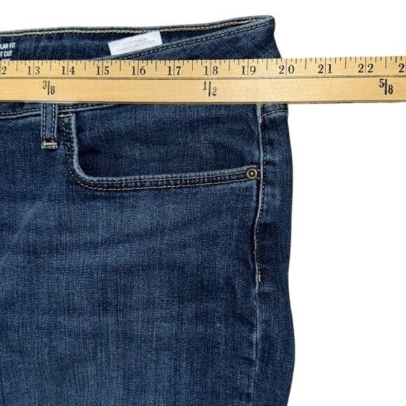 Lee Womens Bootcut Mid Rise Regular Fit Denim Jeans Size 20W - Picture 9 of 10